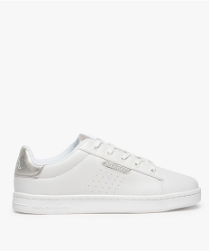 tennis femme a details metallises - kappa tchouri blanc baskets et tennisB224901_1