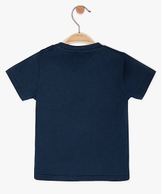 tee-shirt bebe garcon avec motif mickey - disney baby bleuB228901_2