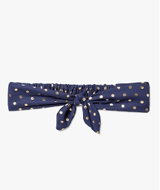 bandeau a cheveux fille a pois dores bleuB231101_1