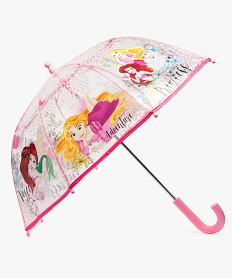 GEMO Parapluie fille transparent à motifs - Princesses Disney Rose