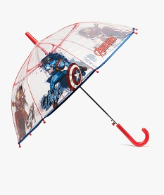 GEMO Parapluie garçon transparent à motifs - Avengers Rouge