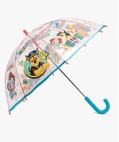 GEMO Parapluie garçon transparent à motifs - Pat Patrouille Bleu