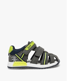 GEMO Sandales garçon ultra résistantes à bout fermé - Gepy gris standard