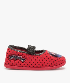 chaussons fille ballerines a pois - miraculous rougeB251301_1