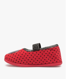 chaussons fille ballerines a pois - miraculous rougeB251301_3
