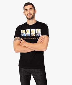 GEMO Tee-shirt homme avec motif Manga – Dragon Ball Z noir standard