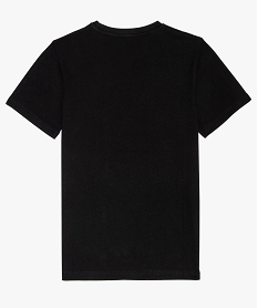 tee-shirt garcon a manches courtes avec motif tete de mort noirB255701_2
