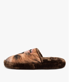 chaussons homme motif chewbacca - star wars brunB259401_3