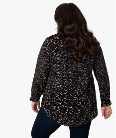 blouse femme grande taille imprimee a manches longues imprimeB262601_3
