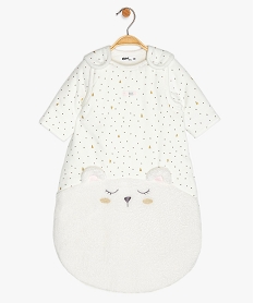 GEMO Gigoteuse bébé fille à manches amovibles avec motif ourson Multicolore