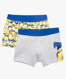 boxer garcon imprime - les minions (lot de 2) multicolore pyjamasB264801_1