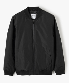 GEMO Blouson garçon uni façon bombers Noir