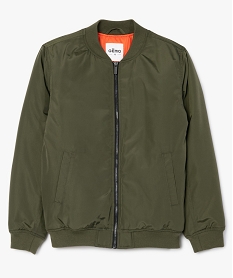 blouson garcon uni facon bombers vertB266201_1