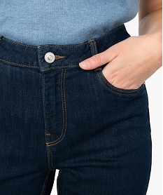 jean femme regular taille haute a bords francs bleu pantalons jeans et leggingsB273301_2
