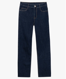 jean femme regular taille haute a bords francs bleu pantalons jeans et leggingsB273301_4