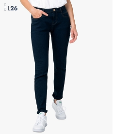 GEMO Jean femme regular 4 poches - Longueur L26 Bleu