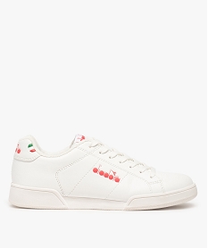 GEMO Basket femme avec inscriptions colorées - Diadora blanc standard