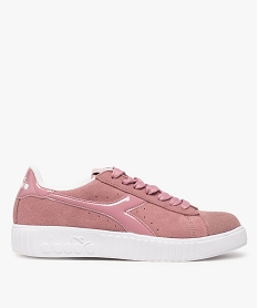 GEMO Baskets femme avec détails brillants - Diadora Game rose standard