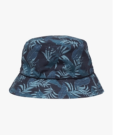 chapeau garcon forme bob avec motifs tropicaux bleuB306301_2