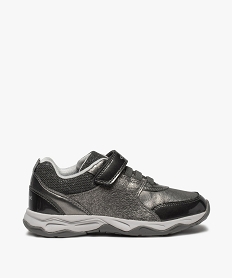 GEMO Baskets fille jogger métallisées - Geox gris standard