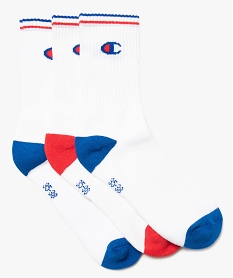 chaussettes de sport garcon (lot de 3) - champion blanc standardB315001_1