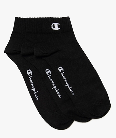 GEMO Chaussettes homme tige courte (lot de 3) - Champion noir standard