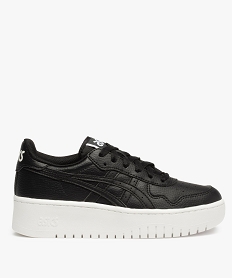 GEMO Baskets femme unies à lacets – Asics Japan S PF noir standard