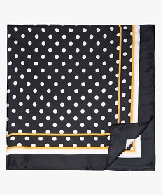 GEMO Foulard femme imprimé en matière satinée Imprimé