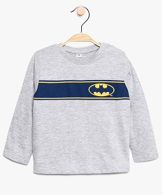 tee-shirt bebe garcon chine imprime batman grisB332801_1