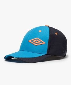 GEMO Casquette homme bicolore avec broderies fluo - Umbro Bleu