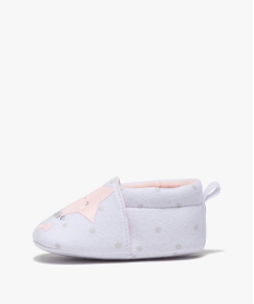 chaussons de naissance bebe fille mini princesse blanc chaussures de naissanceB367801_3