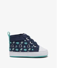 chaussons de naissance bebe garcon lulu castagnette bleu chaussures de naissanceB368301_1