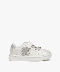 GEMO Tennis bébé fille à scratch irisées – LuluCastagnette blanc standard