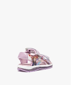 sandales fille sport a semelle lumineuse - reine des neiges violetB376501_4