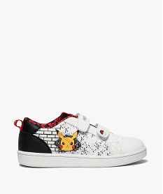 GEMO Baskets garçon à double scratch – Pokemon blanc standard