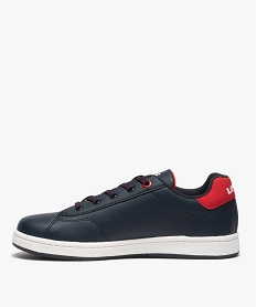 baskets garcon bicolores a lacets – levi’s bleu tennis en toile du 24 au 40B380801_3