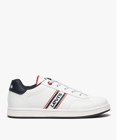 baskets garcon bicolores a lacets – levi’s blanc tennis en toile du 24 au 40B380901_1