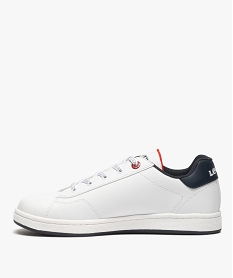 baskets garcon bicolores a lacets – levi’s blanc tennis en toile du 24 au 40B380901_3