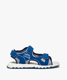 GEMO Sandales garçon tout terrain à brides scratch bleu standard