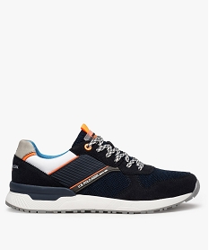 GEMO Baskets homme jogger multimatières – US Polo Assn Bleu