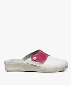 CHAUSSURE SPORT GREY SABOT BLANC/ROSE.