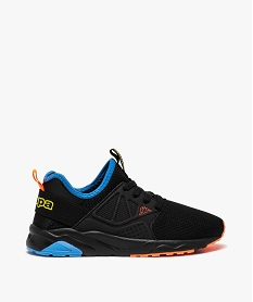 baskets garcon avec details fluo - kappa san diego noir baskets et tennisB438301_1