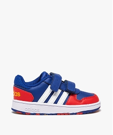 baskets garcon multicolores a scratch - adidas hoops 2.0 bleuB438701_1