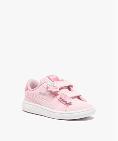 tennis fille a scratchs fantaisie - puma roseB439001_2