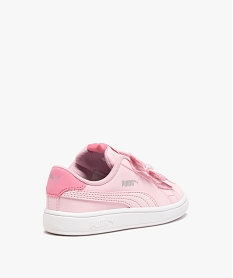 tennis fille a scratchs fantaisie - puma roseB439001_4