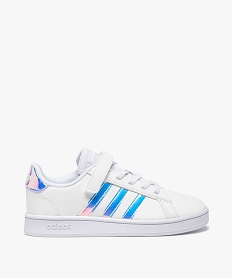 GEMO Baskets fille à détails irisés - Adidas Grand Court Blanc