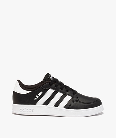 GEMO Baskets garçon bicolores à lacets – Adidas Breaknet noir standard