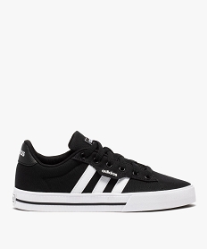 baskets enfant en toile a lacets - adidas daily noirB448101_1