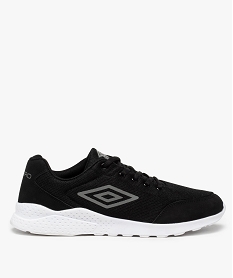 GEMO Baskets homme unies en mesh extra légères – Umbro noir vif