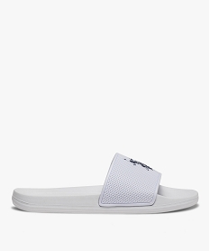 GEMO Mules de piscine homme bicolores – US Polo Assn Blanc